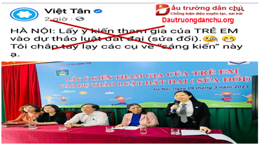 Việt Tân không hiểu hay cố tình xuyên tạc?