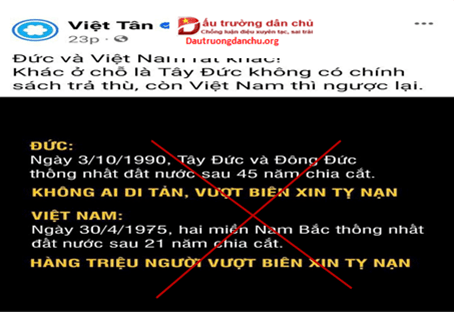 Việt Tân lại dở trò tung tin!