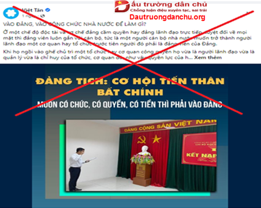 Việt Tân lại dùng chiêu bài cũ để chống phá