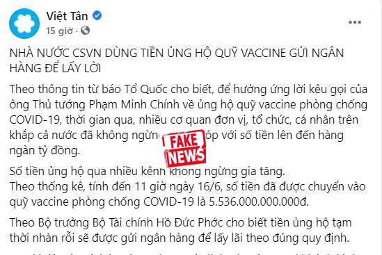 Việt tân lại xuyên tạc 