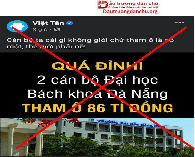 Việt Tân, nếu không đóng góp gì cho đất nước thì đừng phá đám