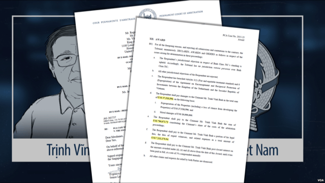 VOA đưa tin quanh vụ Trịnh Vĩnh Bình thắng kiện Việt Nam ra tòa quốc tế có đáng tin không?