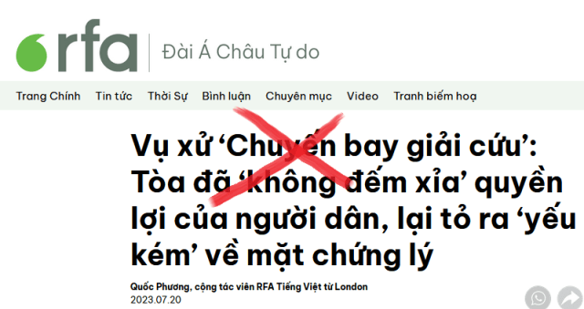 Vụ chuyến bay giải cứu: Ông Võ Văn Tạo kích động người dân