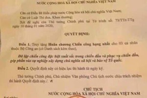 Vụ Đồng Tâm: Sự ghi nhận kịp thời của Đảng, Nhà nước đối với người có công