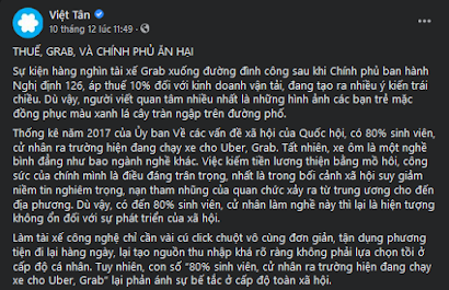 Vụ GrabBike: đừng cắt xén thông tin để chống chế độ