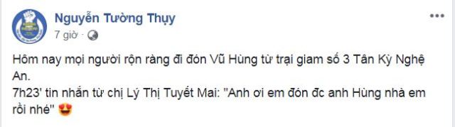 VŨ HÙNG RA TÙ LẦN 2: NẾU TÁI DIỄN SẼ KHÔNG CÒN KHOAN HỒNG