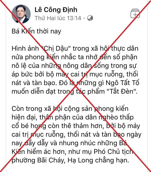 Vụ người bán rau bị lợi dụng để chống chính quyền thế nào?