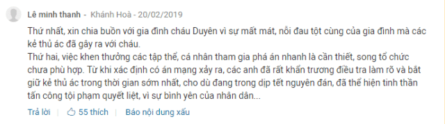 Vụ nữ sinh giao gà bị sát hại – Ban Chuyên án có đáng được khen thưởng?