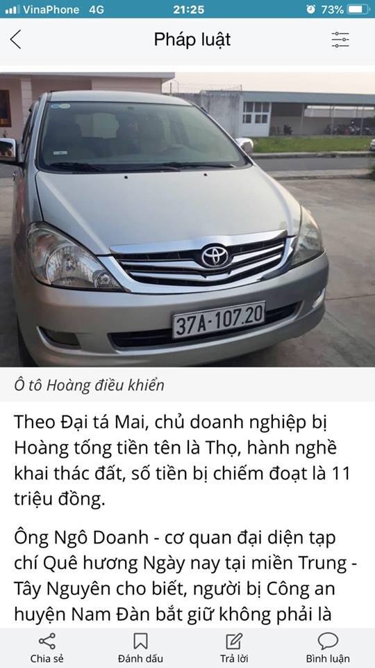 Vụ Phóng Viên Tống Tiền Doanh Nghiệp Ở Nghệ An: Nên Mở Rộng Điều Tra, Tránh Bỏ Lọt Tội Phạm