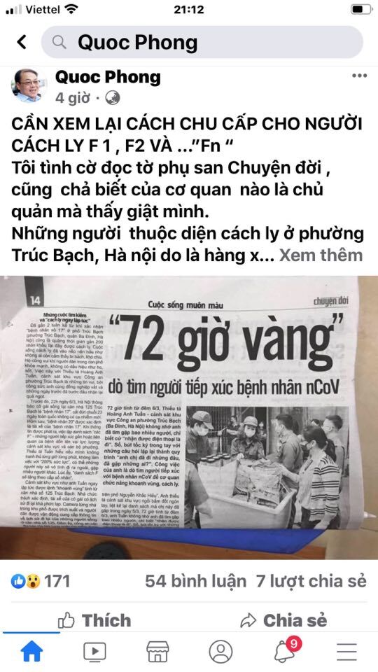 Xaolon, giẻ rách vừa thôi, anh Quốc Phong ạ