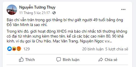 Xung quanh một băn khoăn của Nguyễn Tường Thụy