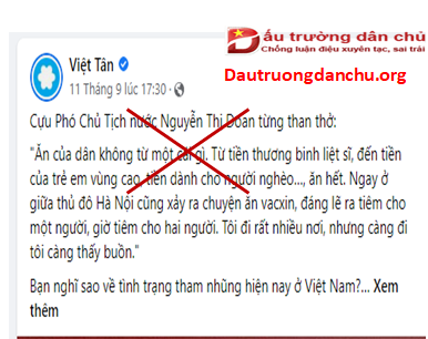 Xuyên tạc, bịa đặt,… chiêu bài quen thuộc của VIỆT TÂN