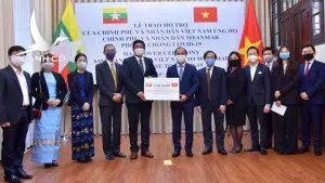 Ý nghĩa đằng sau 50.000 USD tiền mặt Chính phủ Việt Nam trao cho Myanmar