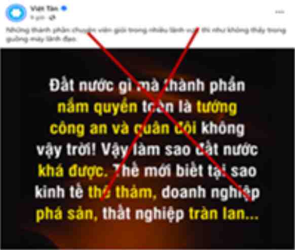 Việt Tân lại “chọc ngoáy” bằng con mắt đôi tai dị tật!